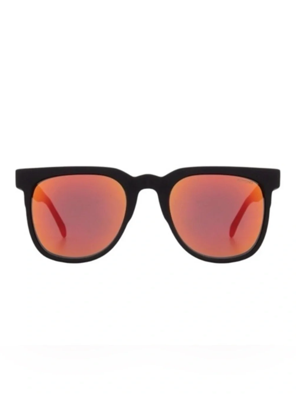 KOMONO Riviera Black Rubber Sunglasses NEW mirrored